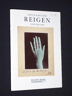 Bild des Verkufers fr Programmheft Deutsches Theater Berlin Kammerspiele 1994/95. REIGEN ZEHN DIALOGE von Arthur Schnitzler. Insz.: Jrgen Gosch, Bhnenbild/ Kostme: Donald Becker. Mit Claudia Geisler, Michael Maertens, Christian Grashof, Thomas Neumann, Katrin Klein, Franziska Hayner zum Verkauf von Fast alles Theater! Antiquariat fr die darstellenden Knste