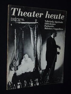 Bild des Verkufers fr Theater heute, Heft 4/ 1963. Mit Stckabdruck: LAPPSCHIESS von Hans Gnter Michelsen [und] NACHTSTCK von Wolfgang Hildesheimer zum Verkauf von Fast alles Theater! Antiquariat fr die darstellenden Knste