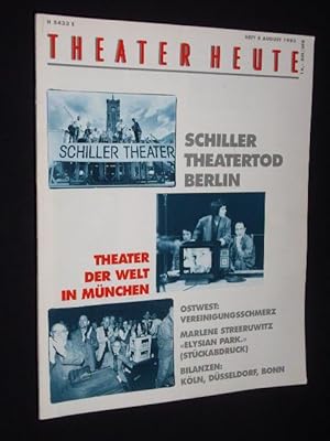 Theater heute, Heft 8/ 1993. Mit Stückabdruck: ELYSIAN PARK von Marlene Streeruwitz