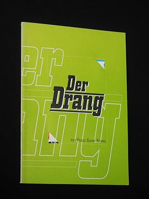 Immagine del venditore per Programmheft Deutsches Schauspielhaus Hamburg 1995/96. DER DRANG von Franz Xaver Kroetz. Regie und Bhne: Wilfried Minks, Kostme: Ann Poppel. Mit Gundi Ellert, Peter Brombacher, Marion Breckwoldt, Edmund Telgenkmper venduto da Fast alles Theater! Antiquariat fr die darstellenden Knste