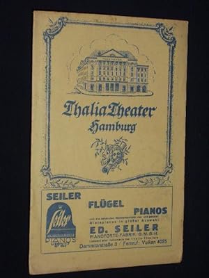 Bild des Verkufers fr Programmheft Thalia-Theater Hamburg 20.4.1923. GESPENSTER von Henrik Ibsen [und] ES von Karl Schnherr. Spielleitung: Walter O. Stahl; Hermann Rbbeling. Mit Karli Bozenhard, Raimund Bucher, Walter O. Stahl, Willi Grill; Ernst Leudesdorff, Hanna Fasser zum Verkauf von Fast alles Theater! Antiquariat fr die darstellenden Knste