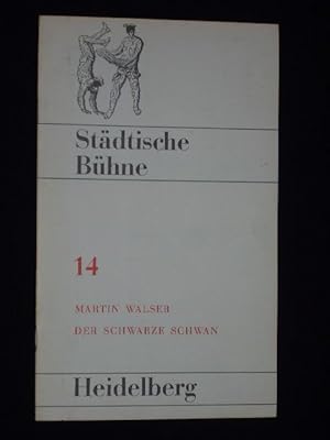 Immagine del venditore per Programmheft 14 Stdtische Bhne Heidelberg 1965/66. DER SCHWARZE SCHWAN von Martin Walser. Insz.: Alfons Lipp, Bhnenbild/ Kostme: Christian Schieckel. Mit Jrgen Kloth, Malte Jaeger, Andrea Jonasson, Ulrich Wildgruber, Martha Marbo, Walter Prssing venduto da Fast alles Theater! Antiquariat fr die darstellenden Knste