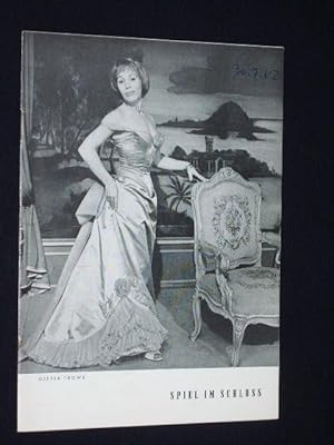 Seller image for Programmheft Berliner Theater 1962. SPIEL IM SCHLOSS von Franz Molnar. Regie: Franz-Otto Krger, Bhnenbild: Eva Schwarz. Mit Gisela Trowe, Louis Soldan, Ernst Waldow, Horst Janson, Rieke Ramoff, Hermann Lenschau, Gerry Bretscher, Joe Furtner for sale by Fast alles Theater! Antiquariat fr die darstellenden Knste