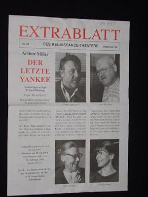 Extrablatt des Renaissance-Theaters, Nr. 39, Dezember 1994. Programmheft Deutschsprachige Erstauf...