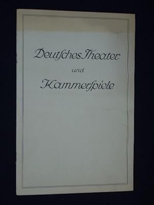 Blätter des Deutschen Theaters und der Kammerspiele, Spielzeit 1937/38, Heft 4. Programmheft HERO...