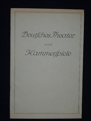 Blätter des Deutschen Theaters und der Kammerspiele, Spielzeit 1940/41, Heft 9. Programmheft DIE ...