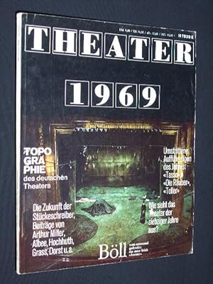 Seller image for Theater 1969. Chronik und Bilanz eines Bhnenjahres. Sonderheft der Zeitschrift "Theater heute". Mit Stckabdruck/Erstverffentlichung: AUSSATZ von Heinrich Bll for sale by Fast alles Theater! Antiquariat fr die darstellenden Knste