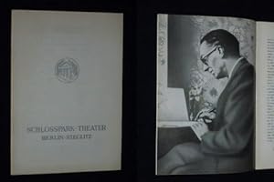 Seller image for Programmheft 72 Schlopark-Theater Berlin 1958/59. IMPROMPTU [und] DER APOLLO VON BELLAC v. Jean Giraudoux. Sz. Einr./Insz./Bhnenbilder: Willi Schmidt. Mit Erich Schellow, Walter Bluhm, Gitty Djamal, Gudrun Genest, Klaus Herm, J. v. Koczian; F. Nicklisch, Walter Tarrach, Henning Schlter, Gudrun Genest, Ursula Diestel for sale by Fast alles Theater! Antiquariat fr die darstellenden Knste