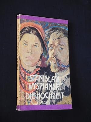 Imagen del vendedor de Die Hochzeit. Drama in drei Akten. Aus dem Polnischen. bersetzung und Nachdichtung von Henryk Bereska. Mit einem Essay von Tadeusz Zelenski (Boy). Mit 16 Farbfotos aus dem Film "Die Hochzeit" von Andrzej Waida a la venta por Fast alles Theater! Antiquariat fr die darstellenden Knste