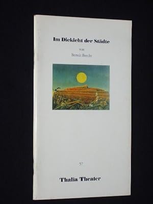 Imagen del vendedor de Programmheft 57 Thalia Theater Hamburg 1991. IM DICKICHT DER STDTE von Bertolt Brecht. Insz.: Ruth Berghaus, Bhne: Erich Wonder, Kostme: Marie-Luise Strandt, Musik: Helmut Oehring. Mit Sven-Eric Bechtolf (Shlink), Martin Wuttke (Garga), Michael Schnborn, Katharina Matz, Anja Romann, Jan Josef Liefers a la venta por Fast alles Theater! Antiquariat fr die darstellenden Knste