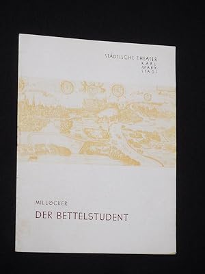 Imagen del vendedor de Programmheft Stdtische Theater Karl-Marx-Stadt 1959/60. DER BETTELSTUDENT von Carl Millcker. Insz.: Carl Riha, musikal. Ltg.: Gnter Blumhagen, Bhnenbild: Jost Bednar, Kostme: Renate Heuschkel. Mit Marlies Mirkoff, Anneliese Znsler, Renate Richter, Werner Melzer, Heinz Kilian, Johannes Polster, Karl Arnold, Josef Deister a la venta por Fast alles Theater! Antiquariat fr die darstellenden Knste