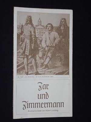 Bild des Verkufers fr Programmheft 17 Staatstheater Braunschweig 1975. ZAR UND ZIMMERMANN von Albert Lortzing. Musikal. Ltg.: Wolfdieter Maurer, Insz.: Burkhard Heinrichsen, Bhne: Hubert Popp, Kostme: Heta Kerle. Mit Erik Stumm, Helmut Wildhaber, Wolf Hacke, Christa Wess, Uta Nrnberg, Evelyn Marquardt, Friedrich Manuel Schuh zum Verkauf von Fast alles Theater! Antiquariat fr die darstellenden Knste