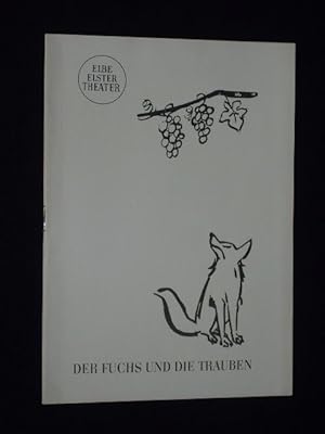 Seller image for Programmheft Elbe-Elster-Theater Wittenberg 1963. DER FUCHS UND DIE TRAUBEN von Guilherme Figueiredo. Insz.: Brbel Retemeyer, Bhnenbild/ Kostme: Uta Bauschke, Musik: Manfred Rdiger. Mit Jrgen Reimer, Manfred Mller-Kuhl, Theo Heide, Herbert Rietdorf, Christa Adler, Katharina Rothrmel for sale by Fast alles Theater! Antiquariat fr die darstellenden Knste