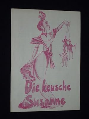 Seller image for Programmheft Elbe-Elster-Theater Wittenberg 1960. DIE KEUSCHE SUSANNE von Jean Gilbert. Insz.: Ferry Waldoff, musikal. Ltg.: Gerhard Gregor, Bhnenbild: Erich Viehweger, Kostmbild: Helga Heine-Kllner. Mit Heinz Trolle, Erika Sto, Rolf Kraus, Anne-Marie Lautenbach, Heinrich Krger, Annemarie Rehfeldt, Ursula Neldner for sale by Fast alles Theater! Antiquariat fr die darstellenden Knste