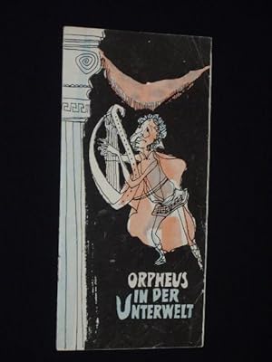 Bild des Verkufers fr Programmheft Elbe-Elster-Theater Wittenberg 1960. ORPHEUS IN DER UNTERWELT von Cremieux/ Halevy, Jacques Offenbach (Musik). Insz.: Ferry Waldoff, musikal. Ltg.: Rosenberg/ Gregor, Bhnenbild: Erich Viehweger, Kostmbild: Helga Heine-Kllner. Mit Fred Dolmen (Orpheus), Annemarie Rehfeldt, Lotte Taubenreuther, Erika Sto zum Verkauf von Fast alles Theater! Antiquariat fr die darstellenden Knste