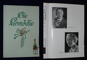 Bild des Verkufers fr Die Komdie, Heft 2, 1937/38. Programmheft DIE PRIMANERIN von Sigmund Graff [und] DER TOTENTANZ von Strindberg. Insz.: Fritz Holl; Paul Wegener, Bhnenbild: Heinz Daniel. Mit Hugo Flink, Berthe Gast, Sabine Peters, Hans Zesch-Ballot; Roma Bahn, Georg Vlkel, Maria Helfer, Anna von Palen, Martin Hofer zum Verkauf von Fast alles Theater! Antiquariat fr die darstellenden Knste