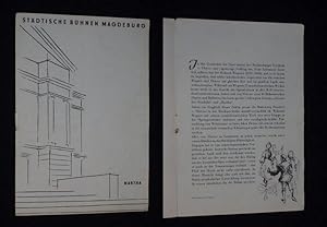 Bild des Verkufers fr Programmheft 5 Stdtische Bhnen Magdeburg 1958. MARTHA von Wilhelm Friedrich, Friedrich von Flotow (Musik). Musikal. Ltg.: Joachim Widlank, Regie: Helmut von Senden, Bhnenbild: Eberhard Schwenk, Kostme: Ursula Scheel. Mit Hildegard Bondzio, Ruth Asmus, Manfred Braun, Gnter Benndorf, Otto-Willi Gelhausen zum Verkauf von Fast alles Theater! Antiquariat fr die darstellenden Knste