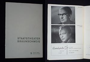 Bild des Verkufers fr Programmheft 5 Staatstheater Braunschweig 1962/63. HNSEL UND GRETEL von Adelheid Wette, Engelbert Humperdinck (Musik). Musikal. Ltg.: Heinz Zeebe, Insz.: Hans Wolfgang Hirschland, Bhnenbild: Ulrich E. Milatz, Kostme: Ina Hagemann. Mit Hermann Nothnagel, Isabel Schaub de Arenas, Liselotte Vollrath, Judith Beckmann zum Verkauf von Fast alles Theater! Antiquariat fr die darstellenden Knste