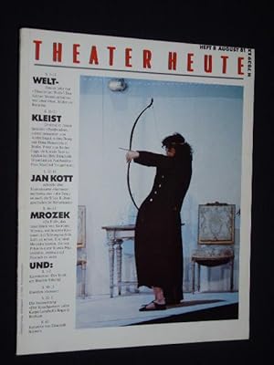 Theater heute. Die deutsche Theaterzeitschrift. Heft 8/ 1981. Stückabdruck: ZU FUSS von Slawomir ...