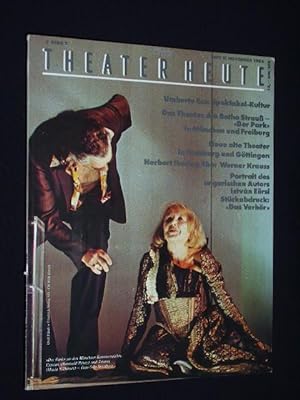 Theater heute. Die deutsche Theaterzeitschrift. Heft 11/ 1984. Mit Stückabdruck: DAS VERHÖR von I...