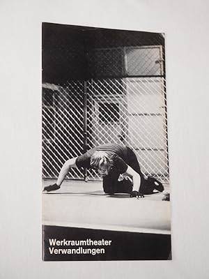 Imagen del vendedor de Programmheft Mnchner Kammerspiele, Werkraumtheater 1976/77. Urauffhrung VERWANDLUNGEN nach Kafka von George Tabori. Insz.: George Tabori, Bhne/ Kostme: Veronika Dorn, Musik: Michael Rggeberg. Mit Felix von Manteuffel, Hans Musus, Grete Wurm, Barbara Freier, Karl Renar, Til Dellers, Michael Habeck, Dieter Rupp a la venta por Fast alles Theater! Antiquariat fr die darstellenden Knste