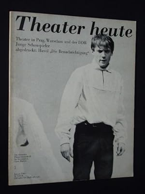 Image du vendeur pour Theater heute. Die deutsche Theaterzeitschrift fr Schauspiel, Oper, Ballett. Heft 1, Januar 1966. Mit Stckabdruck: DIE BENACHRICHTIGUNG von Vaclav Havel mis en vente par Fast alles Theater! Antiquariat fr die darstellenden Knste