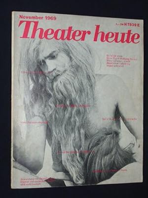 Seller image for Theater heute. Die deutsche Theaterzeitschrift. Heft 11/ 1969. Mit Stckabdruck: CHANGE von Wolfgang Bauer for sale by Fast alles Theater! Antiquariat fr die darstellenden Knste