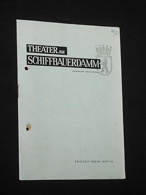 Bild des Verkufers fr Programmheft 12 Theater am Schiffbauerdamm 1952. MENSCHEN UNSERER STRASSE von Peter Karvas. Regie: Gottfried Herrmann, Bhnenbild/ Kostme: Roman Weyl. Mit Walter Brandt, Margarethe Kupfer, Susanne Wisten, Monika Leinitz, Peter Marx, Jutta Fehler, Friedrich Siemers, Peter Schorn, Steffie Spira, Hansjoachim Hanisch, Olaf Tabbert zum Verkauf von Fast alles Theater! Antiquariat fr die darstellenden Knste