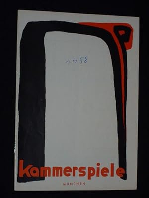 Bild des Verkufers fr Programmheft 3 Mnchner Kammerspiele 1957/58. NATHAN DER WEISE von Lessing. Insz.: Wolfgang Heinz, Bhnenbild: Alfons Ostermeier, Kostme: Liselotte Erler. Mit Friedrich Domin (Nathan), Peter Pasetti, Ursula Traun, Christa Keller, Herta Saal, Alexander Kerst, Peter Lhr, Anton Reimer, Peter Paul zum Verkauf von Fast alles Theater! Antiquariat fr die darstellenden Knste