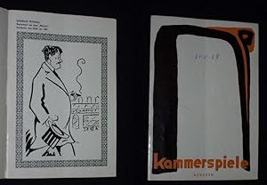 Imagen del vendedor de Programmheft 5a Kammerspiele Mnchen 1967/68. DER FLOH IM OHR von Georges Feydeau. Insz.: Dieter Giesing, Bhnenbild/ Kostme: Jean-Pierre Ponnelle. Mit Martin Benrath, Martin Lttge, Heinz Baumann, Peter Paul, Doris Schade, Christa Berndl, Maria Singer, Klaus Lwitsch, Monika John, Claudia Lobe, Gustl Bayrhammer a la venta por Fast alles Theater! Antiquariat fr die darstellenden Knste