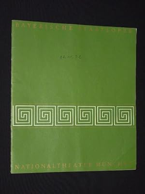 Immagine del venditore per Bltter der Bayerischen Staatsoper, Heft 2, 1972/73. Programmheft DON CARLOS von Mery/ du Locle, Ghislanzoni, Giuseppe Verdi (Musik). Musikal. Ltg.: Matthias Kuntzsch, Spielleitung: Arnold-Paur/ Hartleb, Bhnenbild: Helmut Jrgens. Mit Karl Christian Kohn, Eduardo Alvares, Julia Varady, Wolfgang Brendel, Carol Smith, Hans Hotter venduto da Fast alles Theater! Antiquariat fr die darstellenden Knste