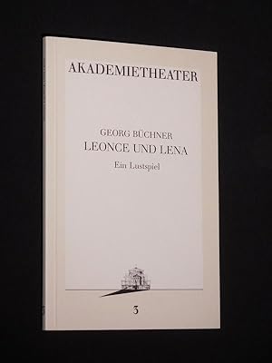 Bild des Verkufers fr Programmbuch 3 Akademietheater Wien 1986/87. LEONCE UND LENA von Bchner. Insz.: Claus Peymann, Bhnenbild: Anna Oppermann, Kostme: Jorge Jara, Musik: Hansgeorg Koch. Mit Ulrich Gebauer (Leonce), Julia von Sell (Lena), Gerd Kunath, Fritz Schediwy, Kirsten Dene, Matthias Redlhammer, Johann Adam Oest, Josefin Platt, Hans Czypionka (Stckabdruck) zum Verkauf von Fast alles Theater! Antiquariat fr die darstellenden Knste