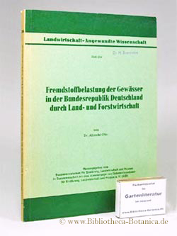 Fremdstoffbelastung der Gewässer in der Bundesrepublik Deutschland durch Land- und Forstwirtschaft