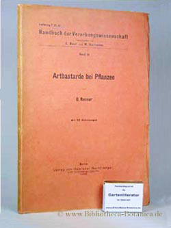 Imagen del vendedor de Artbastarde bei Pflanzen. a la venta por Bibliotheca Botanica