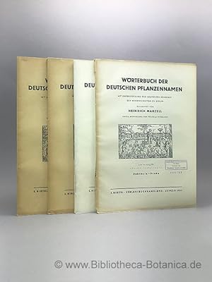 Image du vendeur pour Wrterbuch der deutschen Pflanzennamen. Einzellieferungen. mis en vente par Bibliotheca Botanica