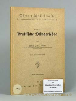 Imagen del vendedor de Praktische Dngerlehre. a la venta por Bibliotheca Botanica