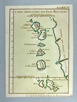 Bild des Verkufers fr Carte particulire des Isles Moluques. zum Verkauf von Bibliotheca Botanica