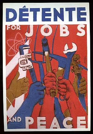 Seller image for [Large post card]: Detente for Jobs and Peace for sale by Between the Covers-Rare Books, Inc. ABAA