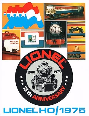 LIONEL HO 1975 - LIONEL 1900-1975 75th ANNIVERSARY (Consumer Trade Catalog)