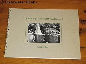 Image du vendeur pour The Landscape Approach of Bernard Lassus: 2. Six essays. Translated from the French and with an introduction by Stephen Bann. mis en vente par Clearwater Books
