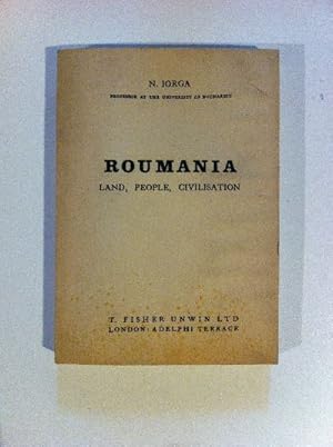 Bild des Verkufers fr A History of Roumania. Land, People, Civilisation. zum Verkauf von Antiquariat  J.J. Heckenhauer e.K., ILAB