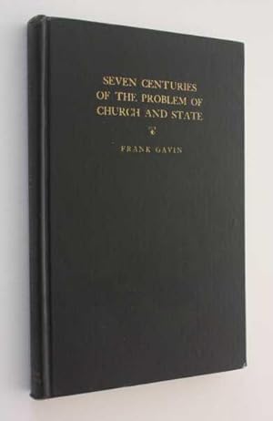 Imagen del vendedor de Seven Centuries of the Problem of Church and State a la venta por Cover to Cover Books & More