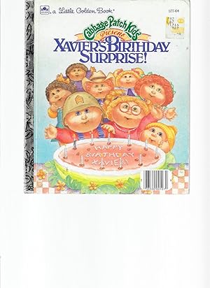 Imagen del vendedor de Cabbage Patch Kids: Xavier's Birthday Surprise (Little Golden Books) a la venta por TuosistBook