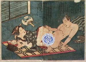 Seller image for A GROUP OF THREE POLYCHROME EROTIC WOODCUT PRINTS. for sale by RARE ORIENTAL BOOK CO., ABAA, ILAB