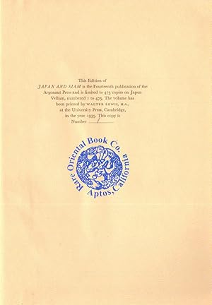Bild des Verkufers fr A TRUE DESCRIPTION OF THE MIGHTY KINGDOMS OF JAPAN AND SIAM. zum Verkauf von RARE ORIENTAL BOOK CO., ABAA, ILAB