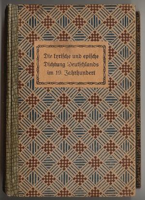 Bild des Verkufers fr Die lyrische und epische Dichtung Deutschlands im 19. Jahrhundert. Erster Band: Das Zeitalter der Romantik zum Verkauf von Versandantiquariat Hsl