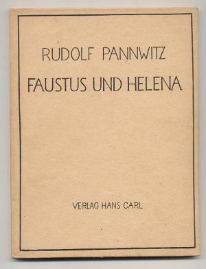 Bild des Verkufers fr Mythen V: Faustus und Helena zum Verkauf von Versandantiquariat Hsl