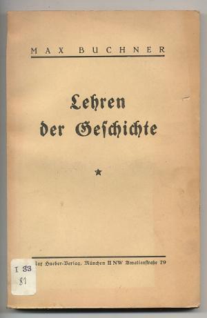 Seller image for Lehren der Geschichte for sale by Versandantiquariat Hsl
