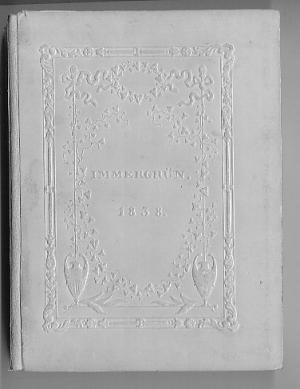Imagen del vendedor de Immergrn. Taschenbuch fr das Jahr 1838. a la venta por Versandantiquariat Hsl