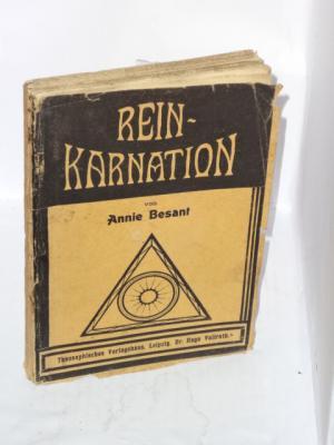 Die Reinkarnations- und Wiederverkörperungslehre . Autorisierte deutsche Ausgabe von Franz Hartma...